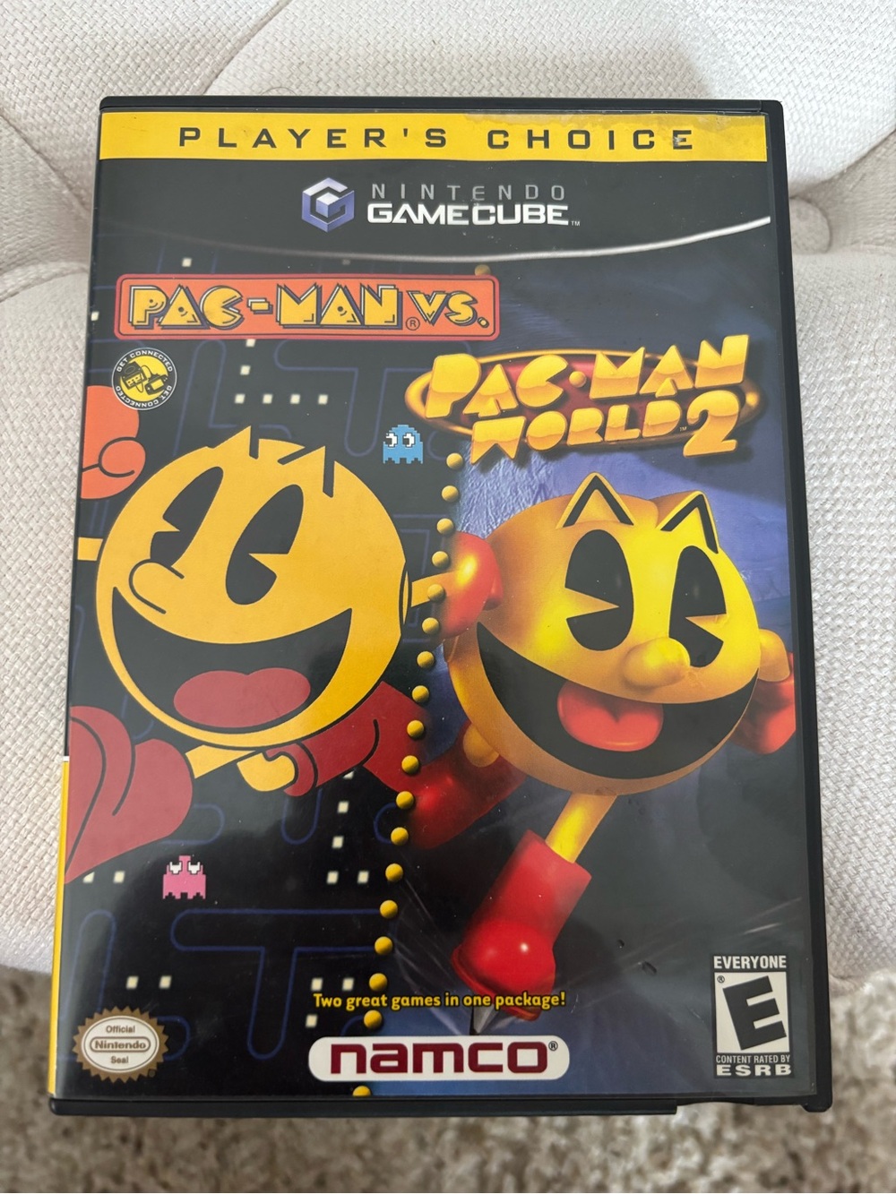 Nintendo GameCube Pac-Man Vs. Pac-Man World 2 Player’s Choice Tested CIB